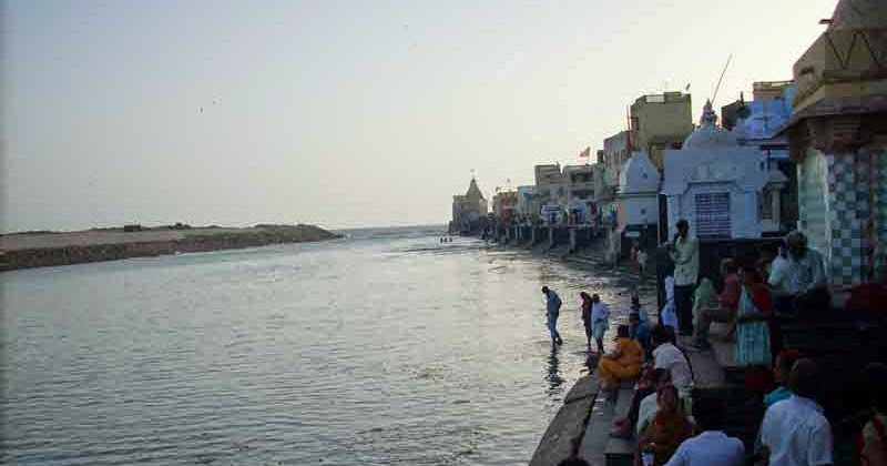 gomati and sagar sangam dwarka