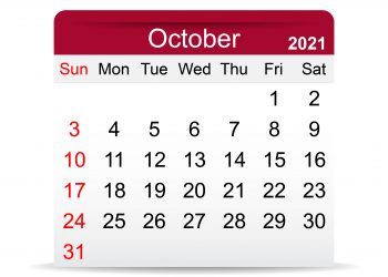 october 2021 calendar