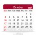 october 2021 calendar