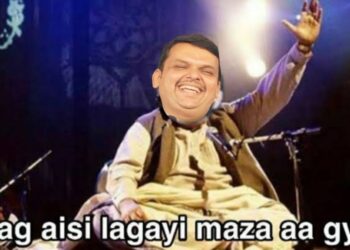 सोशल मिडियात प्रसारित मीम्सचा फोटो