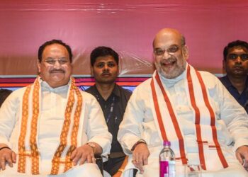 J P Nadda Amit Shah