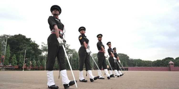 Girl Military Training