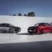 Static photo,
Audi RS Q8, Colour: Daytona Grey perl effect, 
Audi RS Q8 performance, Colour: Chilli red metallic
