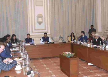 Hon CM@ sweden delegation meet 4