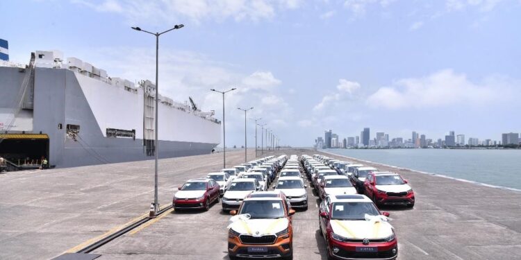 Skoda Auto Volkswagen India has exported over 675000 made in India cars to about 40 70 countries till date